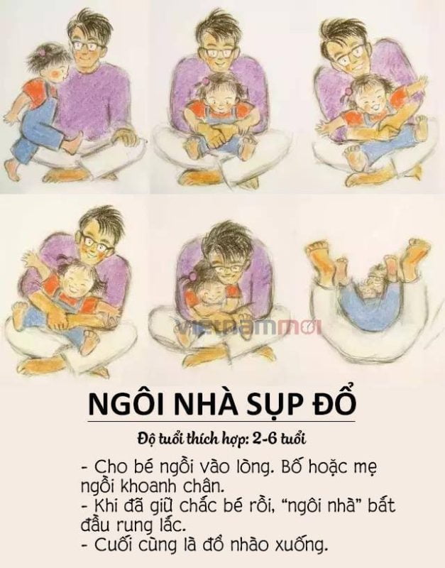 8 trò chơi với con không cần đồ chơi cực hấp dẫn 8 trò chơi với con không cần dụng cụ