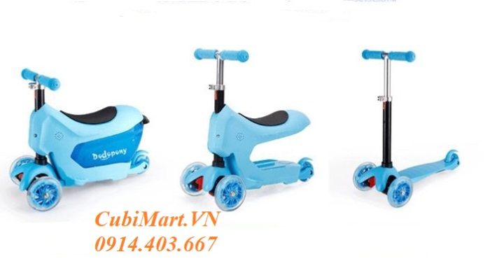 Xe trượt scooter 3 in 1 Dodopony